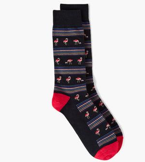 Flamingo Print Socks