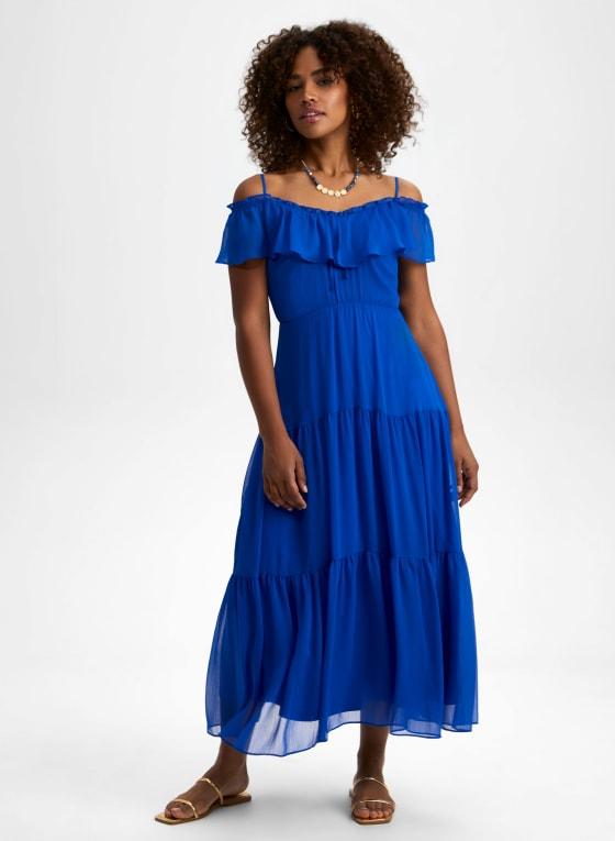 Ruffle Detail Maxi Dress