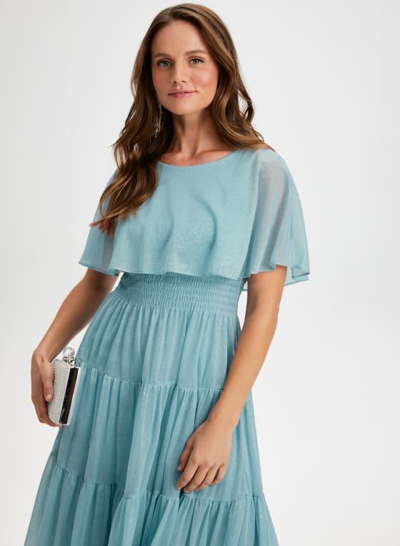 Capelet Overlay Dress